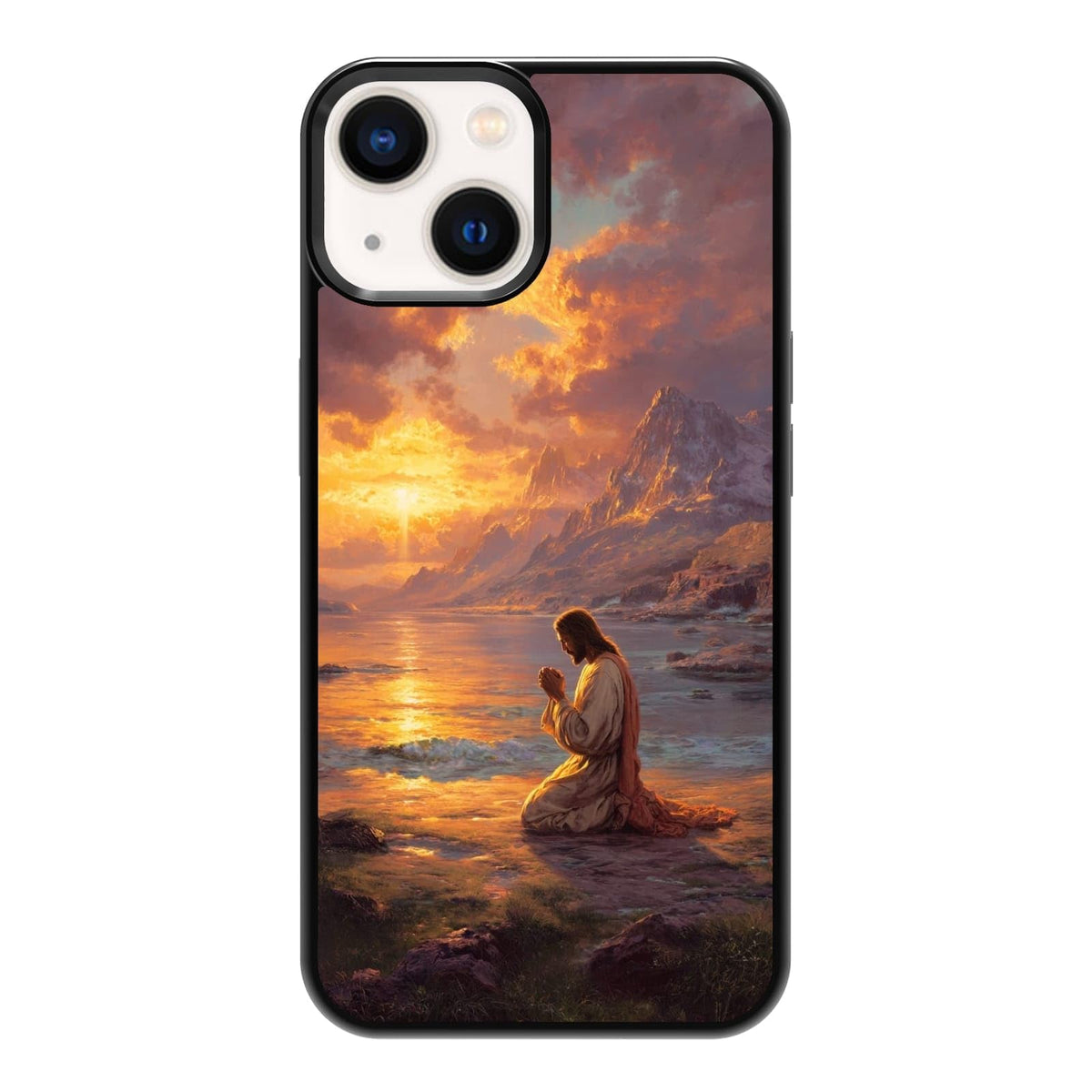 Four Seasons Tree of Life Watercolor Nature Phone Case, Shockproof Protective Cover for iPhone 11 12 13 14 15 16 17 Pro Max Plus Mini XR 7 8 SE