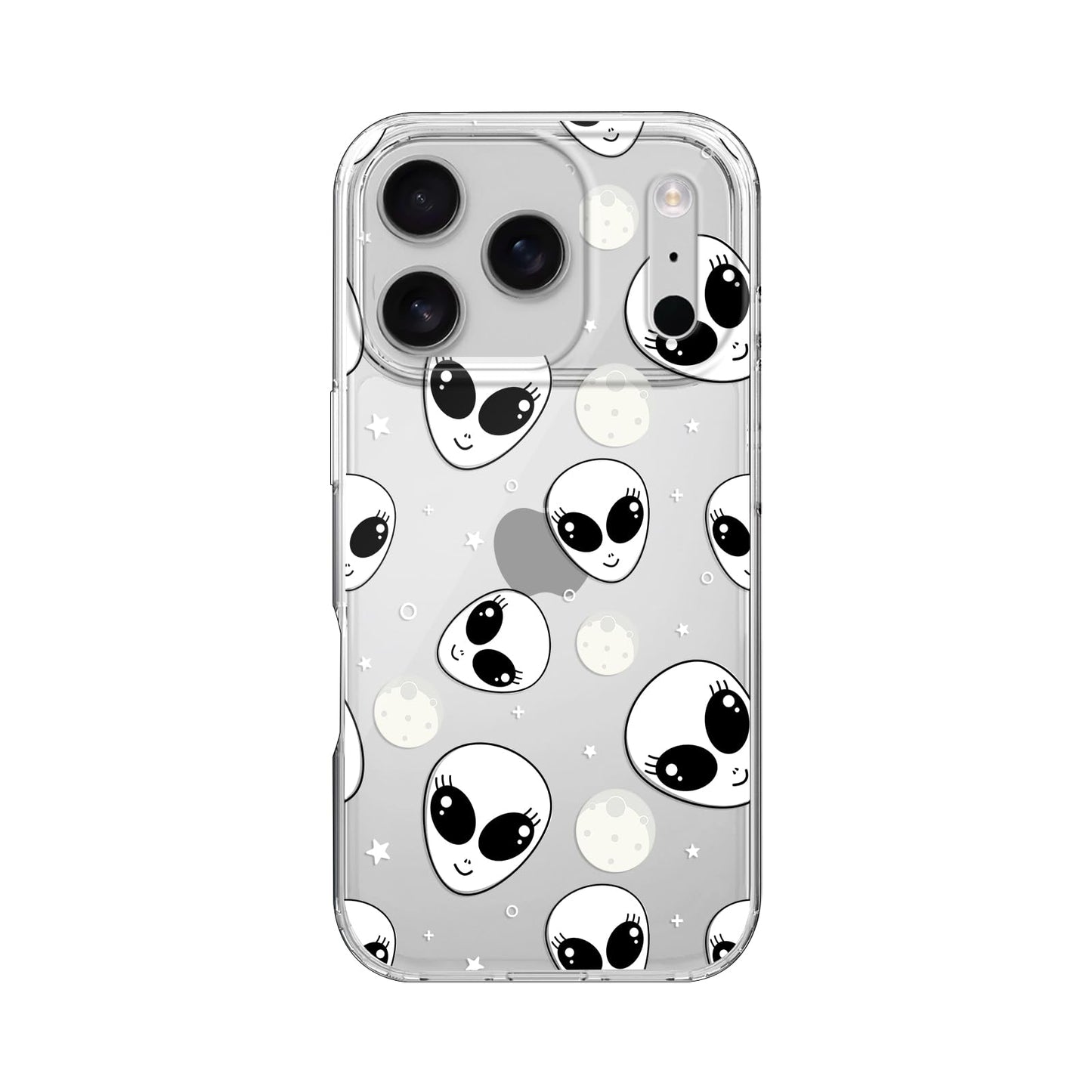 Blingy's for iPhone 17 Case, Christmas Tree Snowflake Winter Clear Case | Transparent, Winter Holiday Design, Snowflake Pattern, Christmas Pattern, Merry Christmas, Soft TPU Protective Case 6.3 in