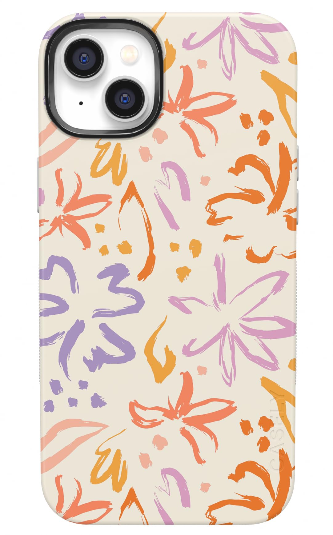 Casely iPhone 14 Case | Hanging Around | Potted Plants Floral | Bold Protective Design | Compatible with MagSafe