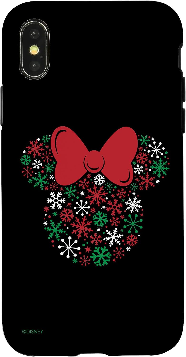 Disney Minnie Mouse Icon Holiday Snowflakes Case for iPhone 16 Pro Max