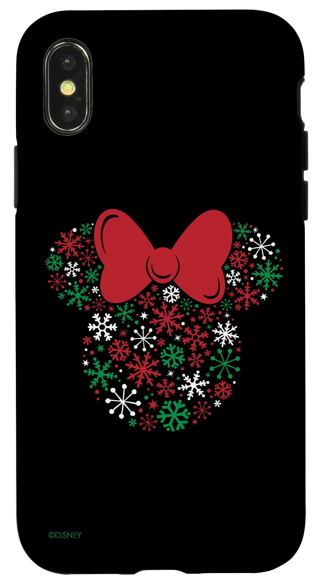 Disney Minnie Mouse Icon Holiday Snowflakes Case for iPhone 16 Pro Max