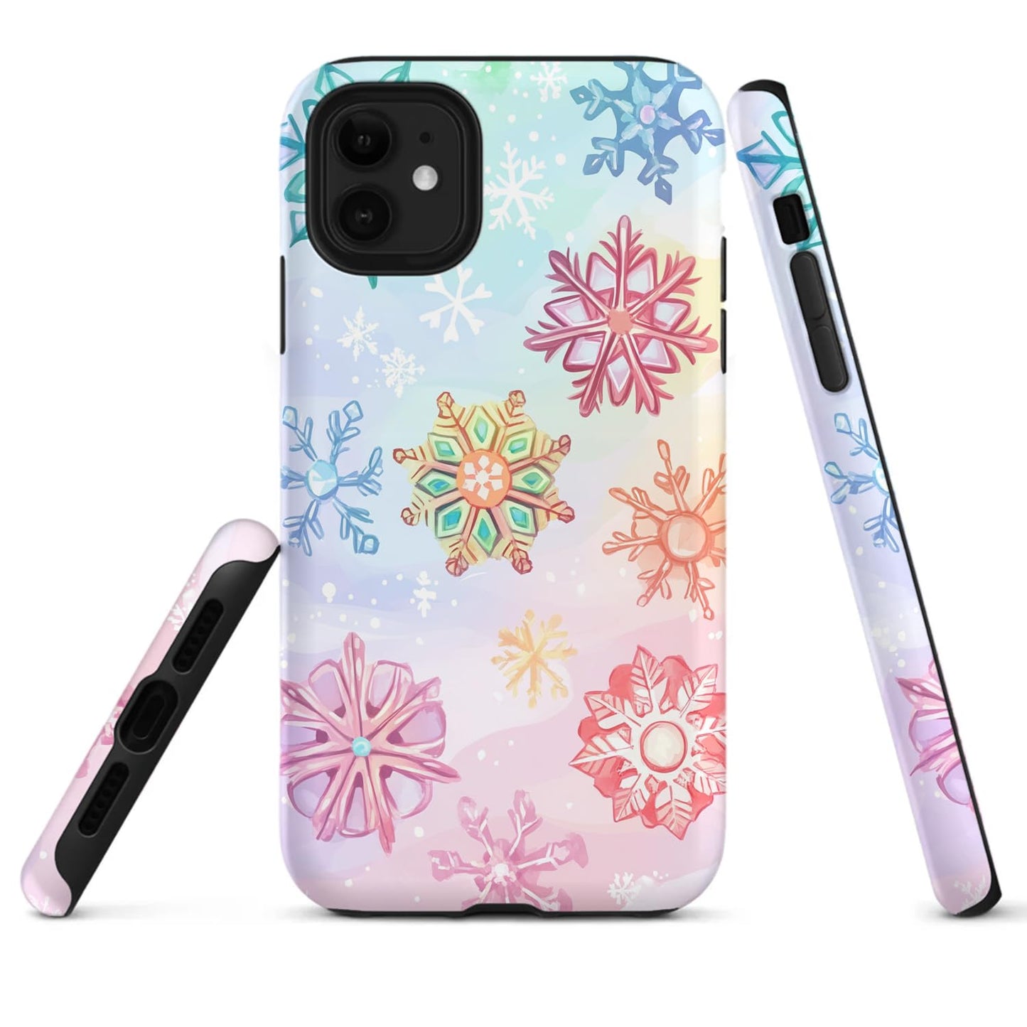 Raindrops Potted Plants Phone Case Compatible with iPhone 16 15 14 13 12 Compatible with Samsung Galaxy S25 S24 S21 Ultra FE S22 Dual Layer Sturdy Shockproof Full Protection