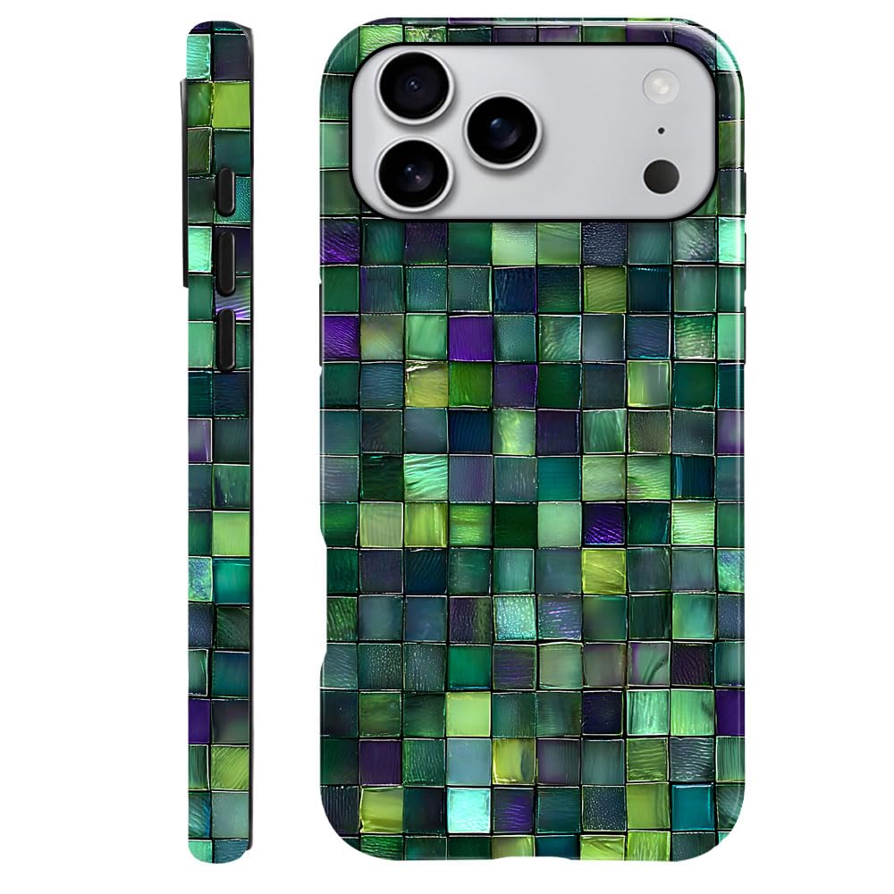 DAIZAG Case Compatible with iPhone 17,Glossy Durable Shock Protection Cover for Girl Women,Christmas Tree Snowflake Pattern