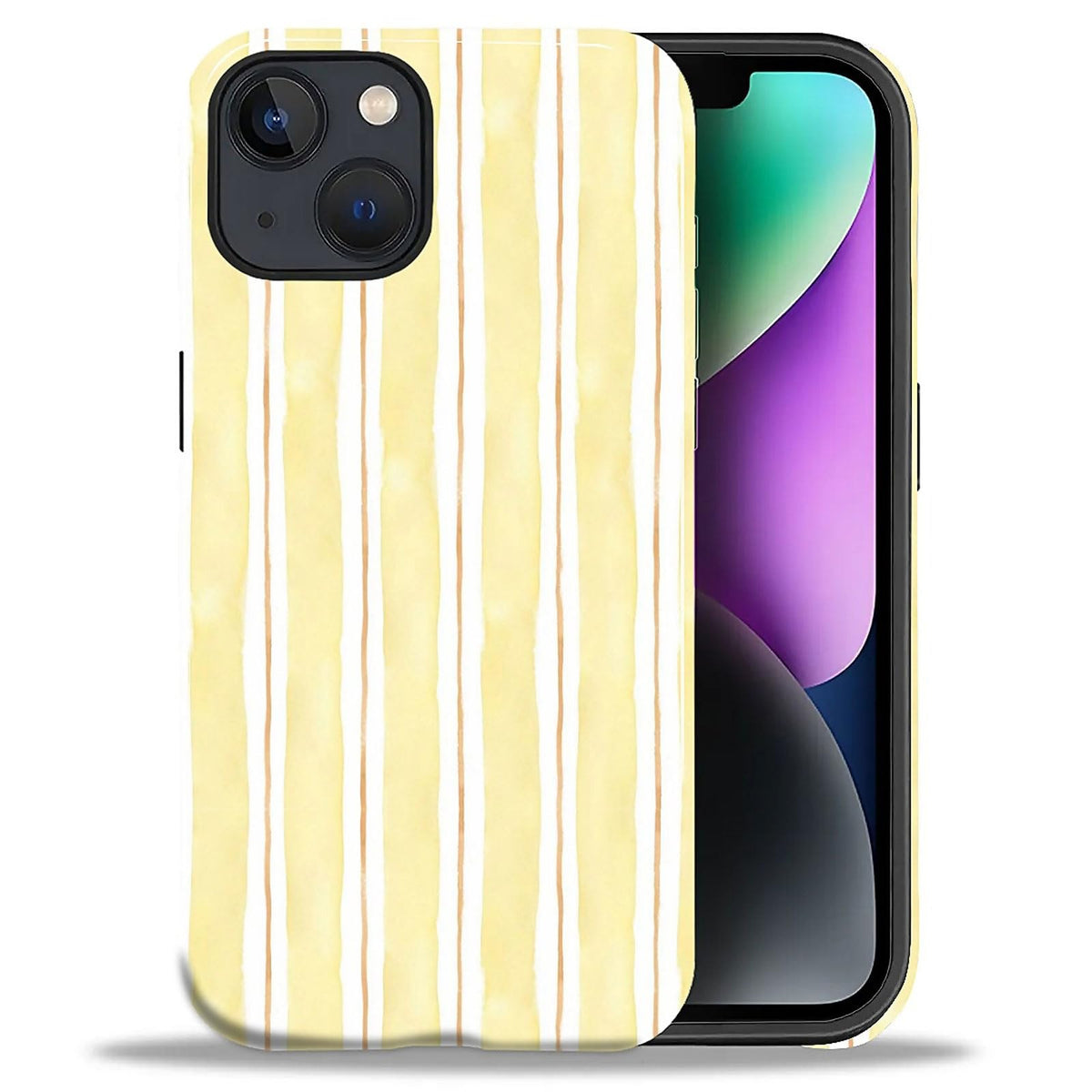 Case Compatible with iPhone 17 Pro,Double Layer Protection, Matte Finish, Anti-Drop and Anti-Fingerprint Armor -Yellow Striped Taco Vacation Sausage Dog Collage