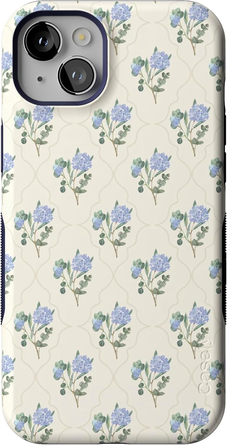 Casely iPhone 14 Case | Hanging Around | Potted Plants Floral | Bold Protective Design | Compatible with MagSafe