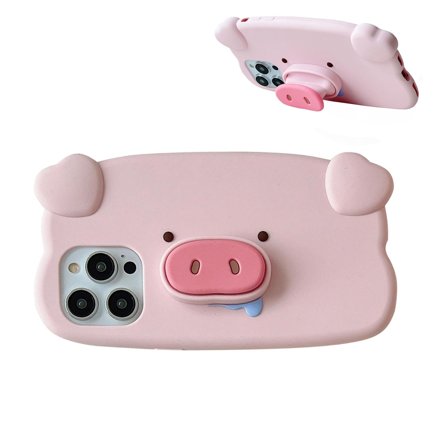 Case Compatible with iPhone 14,Cute 3D Kawaii Funny Sweater Shark Cartoon Cover with Keychain Soft Silicone Gel Drop Protector Women Girls