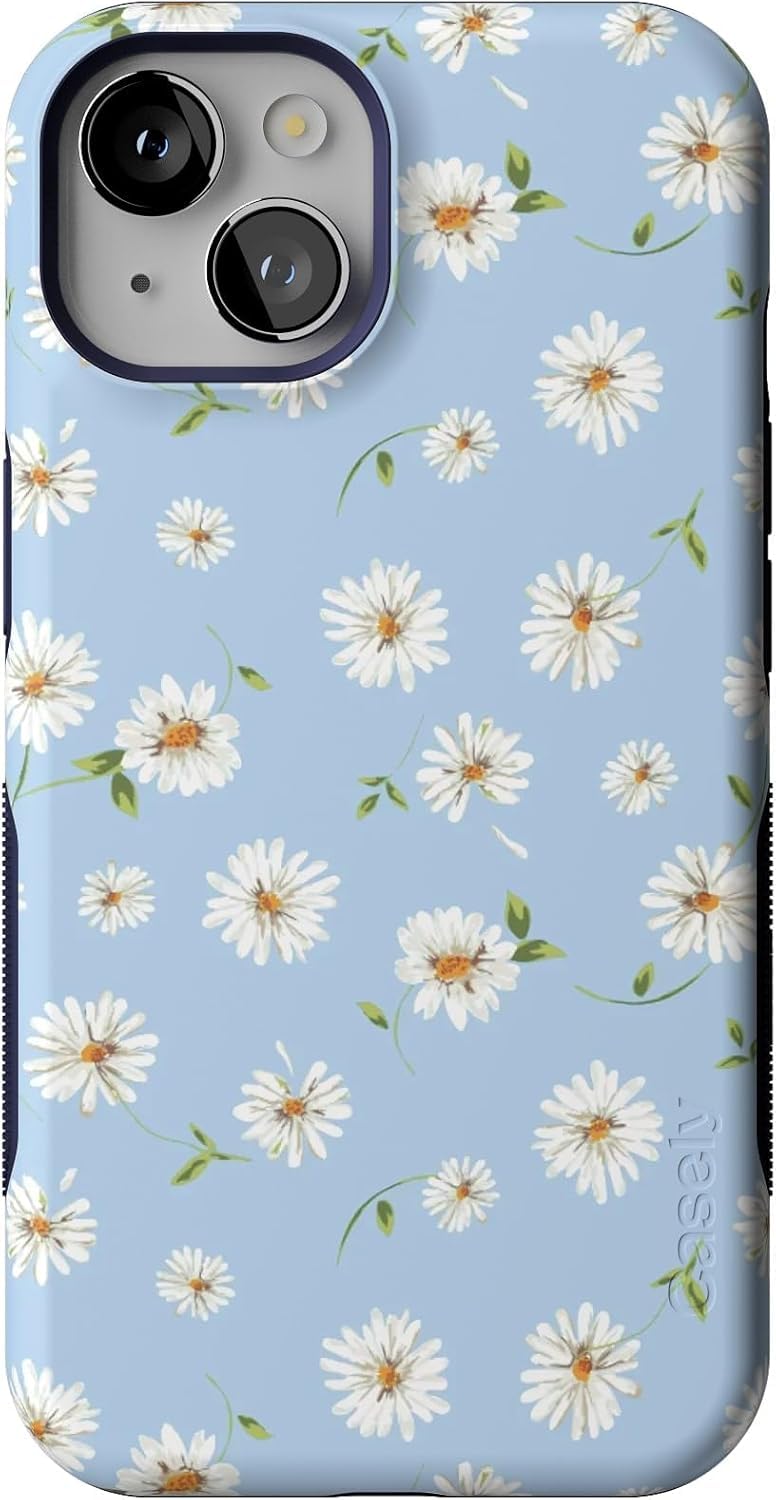 Casely iPhone 14 Case | Hanging Around | Potted Plants Floral | Bold Protective Design | Compatible with MagSafe