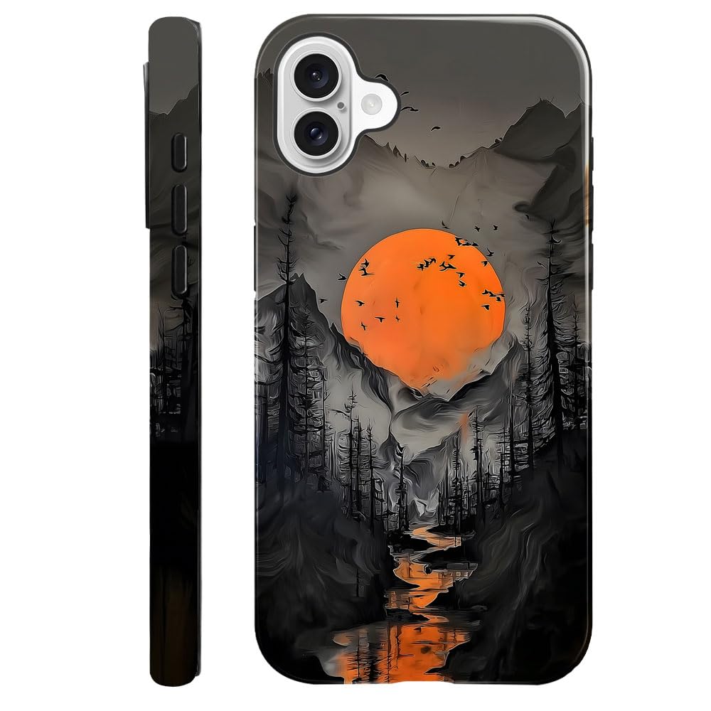 DAIZAG Case Compatible with iPhone 17,Glossy Durable Shock Protection Cover for Girl Women,Christmas Tree Snowflake Pattern