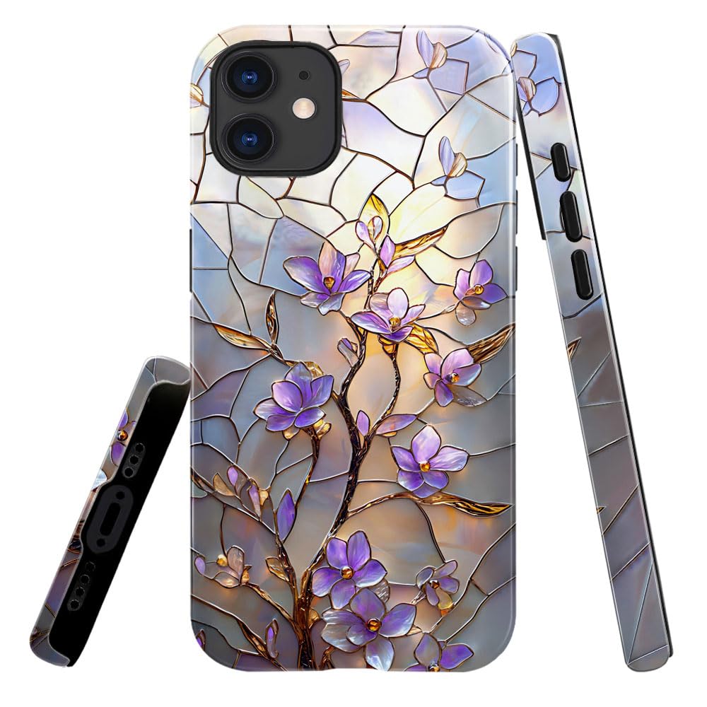 Case for iPhone 14,Christmas 3D Winter Phone Case Slim Silicone Shockproof Cover for Girls Women（Glossy & Durable）