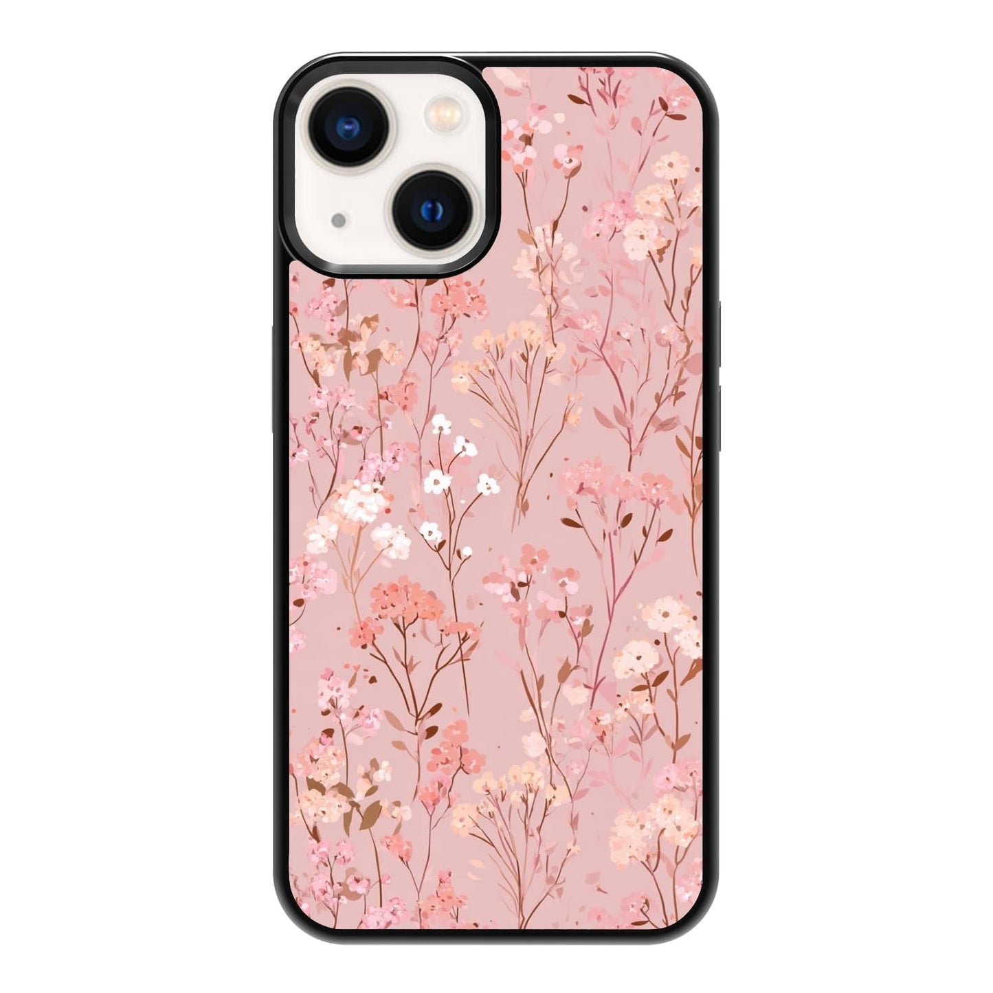 Vintage Green Herb Botanical Leaf Sketch Nature Phone Case, Shockproof Protective Cover for iPhone 11 12 13 14 15 16 17 Pro Max Plus Mini XR 7 8 SE