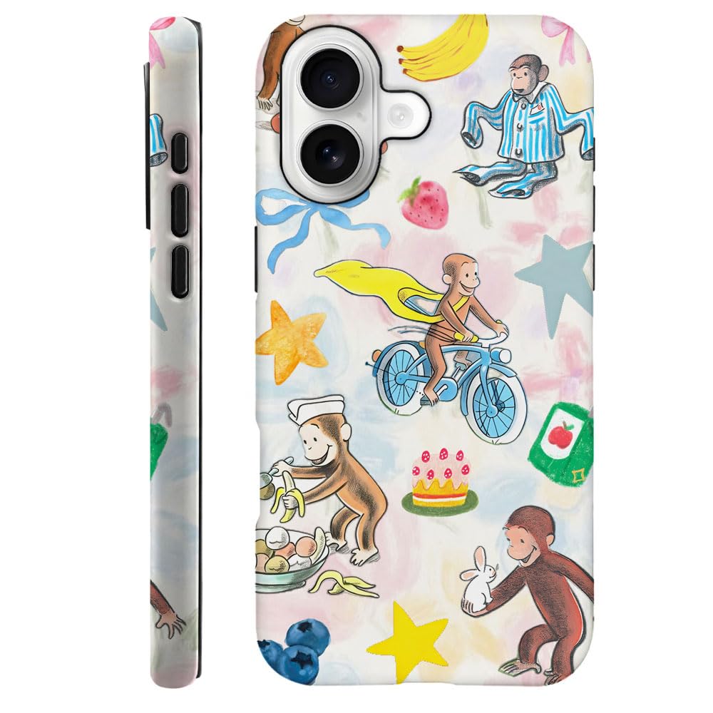 Case for iPhone 17 Pro - [Drop Protection Phone Cover] - Hybrid Case for Girl Women - Cute Cat Playful