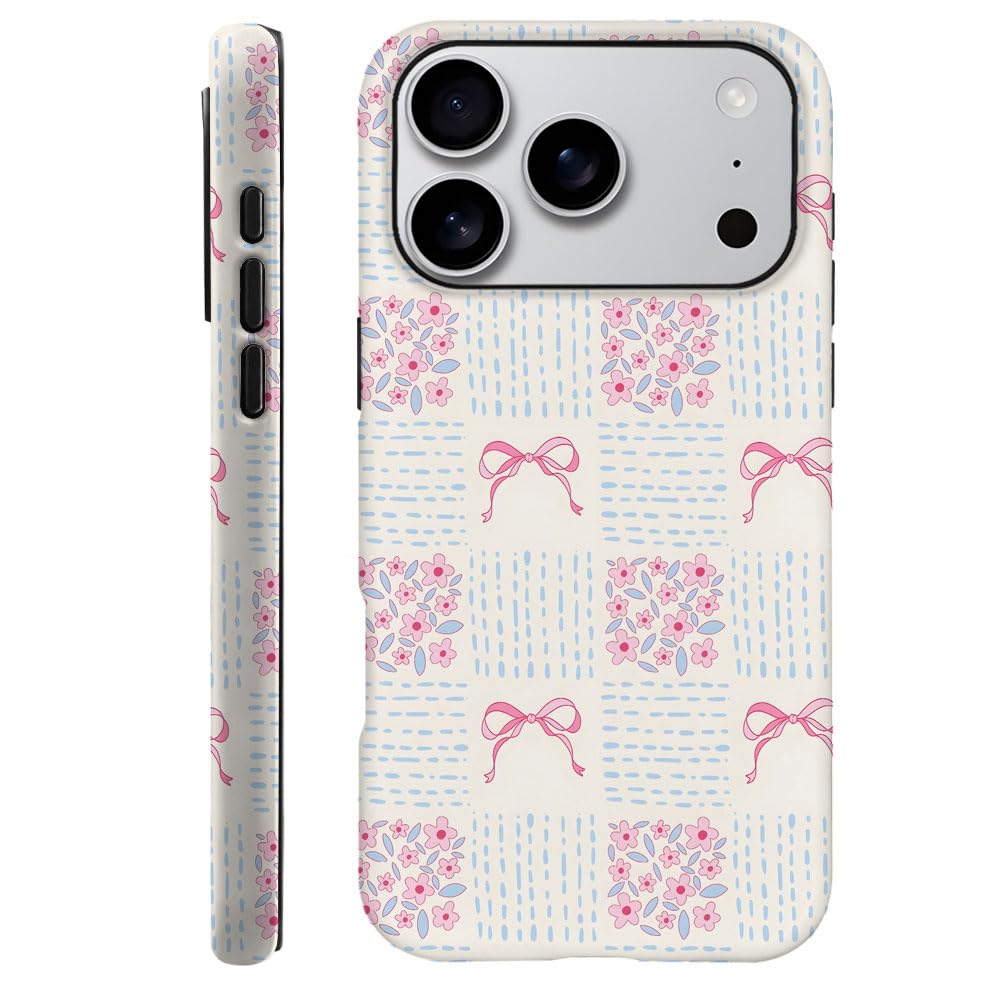 Compatible with iPhone 15 Pro,Durable & Shockproof Phone Case Cover Design - Christmas Retro Doodle