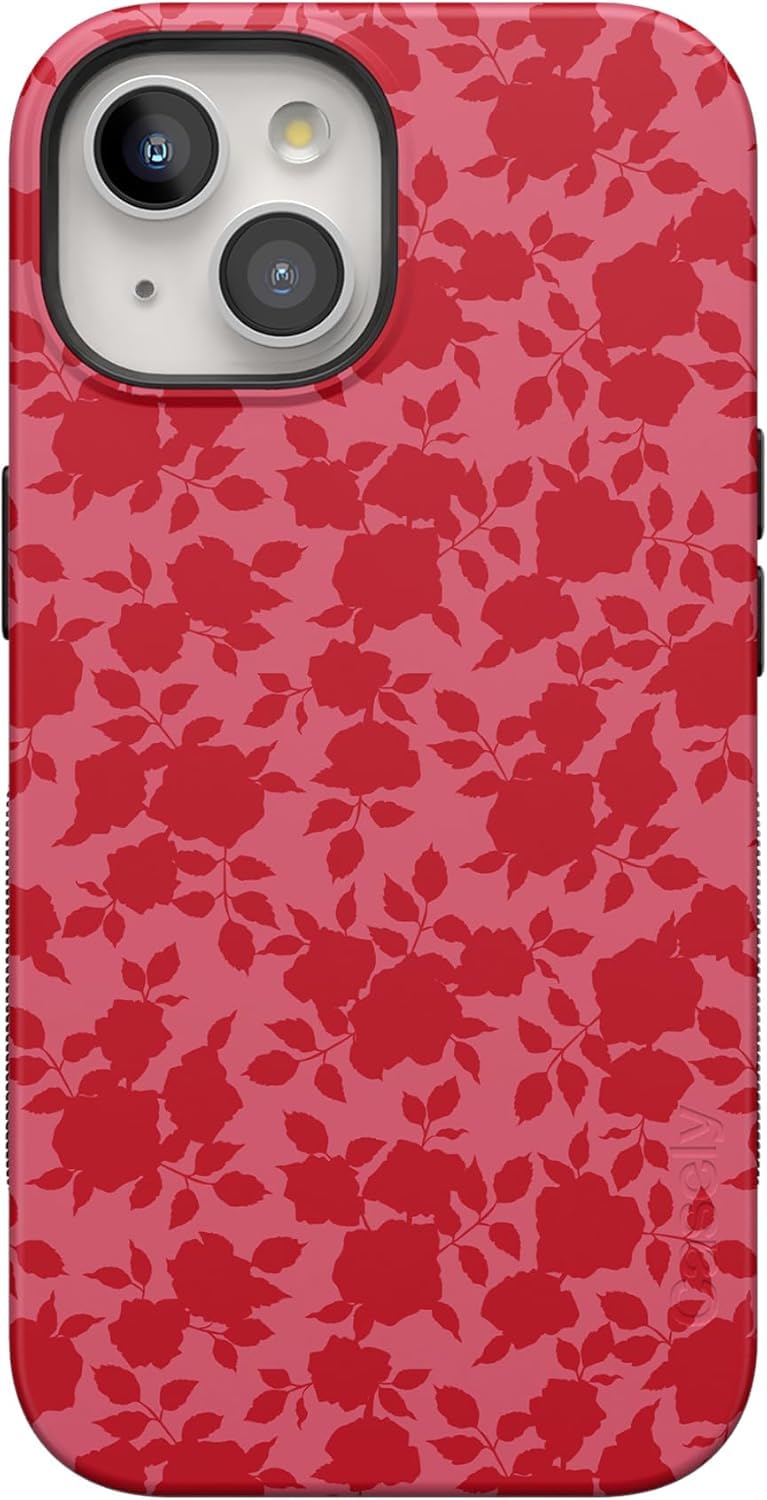 Casely iPhone 15 Case | Hanging Around | Potted Plants Floral | Bold Protective Design | Compatible with MagSafe