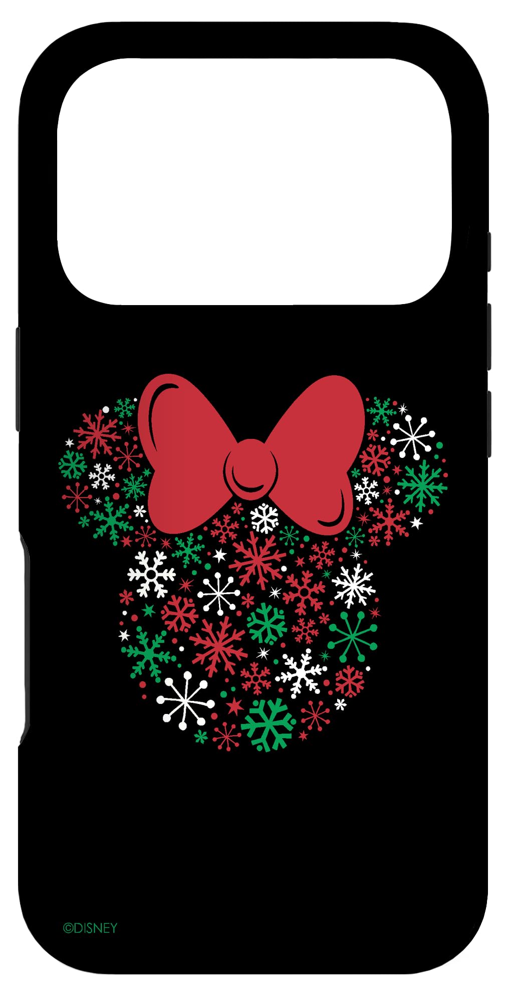 Disney Minnie Mouse Icon Holiday Snowflakes Case for iPhone 16 Pro Max