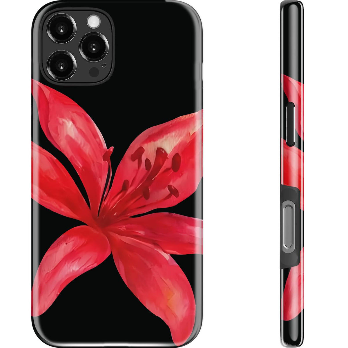 Goodon for iPhone 15 Pro Max Case, Cute Preppy Floral, MagSafe Compatible | Dual-Layer Hard Shell & Silicone, Wireless Charging, Slim Fit Phone Cover with Wildflower Designs for Women Girls