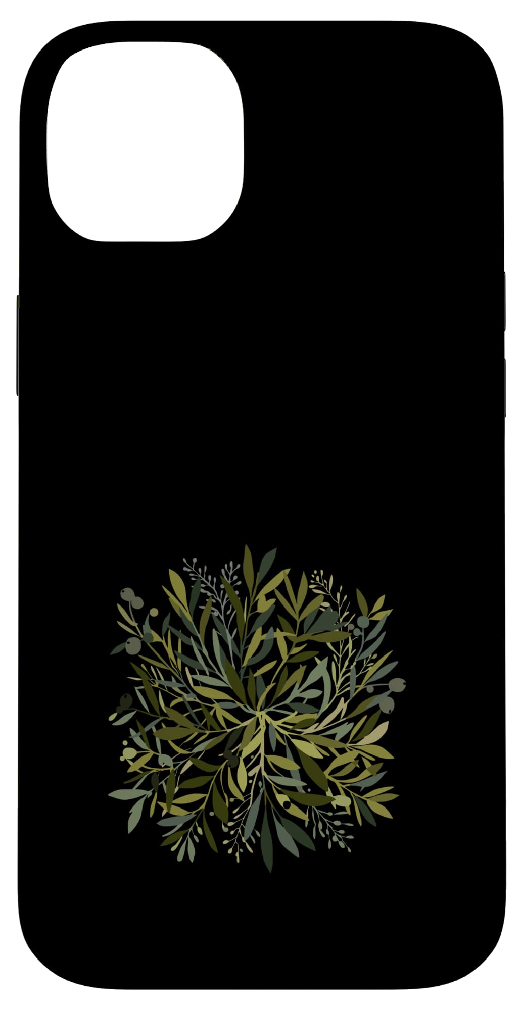 Wild Forest Leaves Botanical Green Foliage Nature Case for iPhone 16