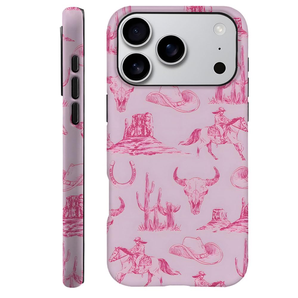 Case Compatible with iPhone 17 Pro,Fall Prevention Hybrid 2-Layer Hard Shell Phone Cover for Girls Boys,Collage European Disco