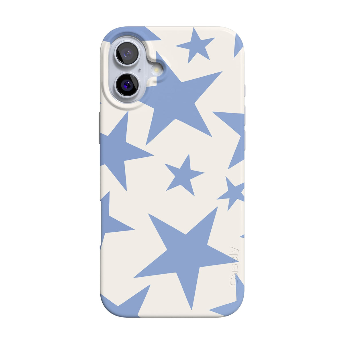 Casely iPhone 16 Case | Chateau Pups | French Dog | Compatible with MagSafe | Classic Ultra Slim Design