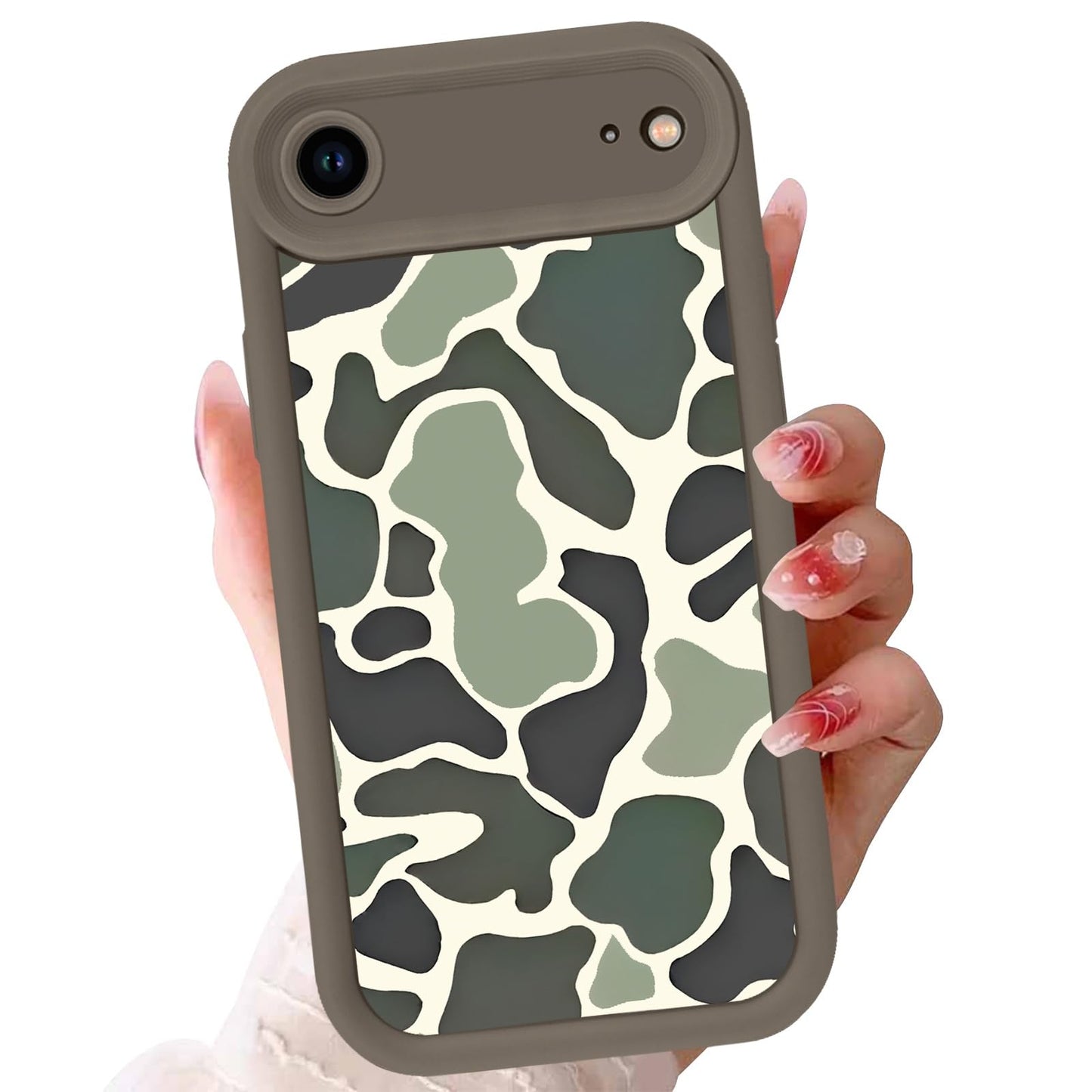 Cute Dinosaur Phone Case for iPhone 15 6.1",Kawaii Cartoon Bubble Cases Funny Design Pattern Cover for Girls Kids Boys,Beige Soft Shockproof Lens Protection Funda for iPhone 15