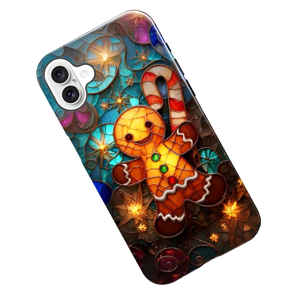 Case for iPhone 17,Christmas Lights Cute Holiday Phone Case Military-Grade Drop Protection Cover for Women Girl - Glossy