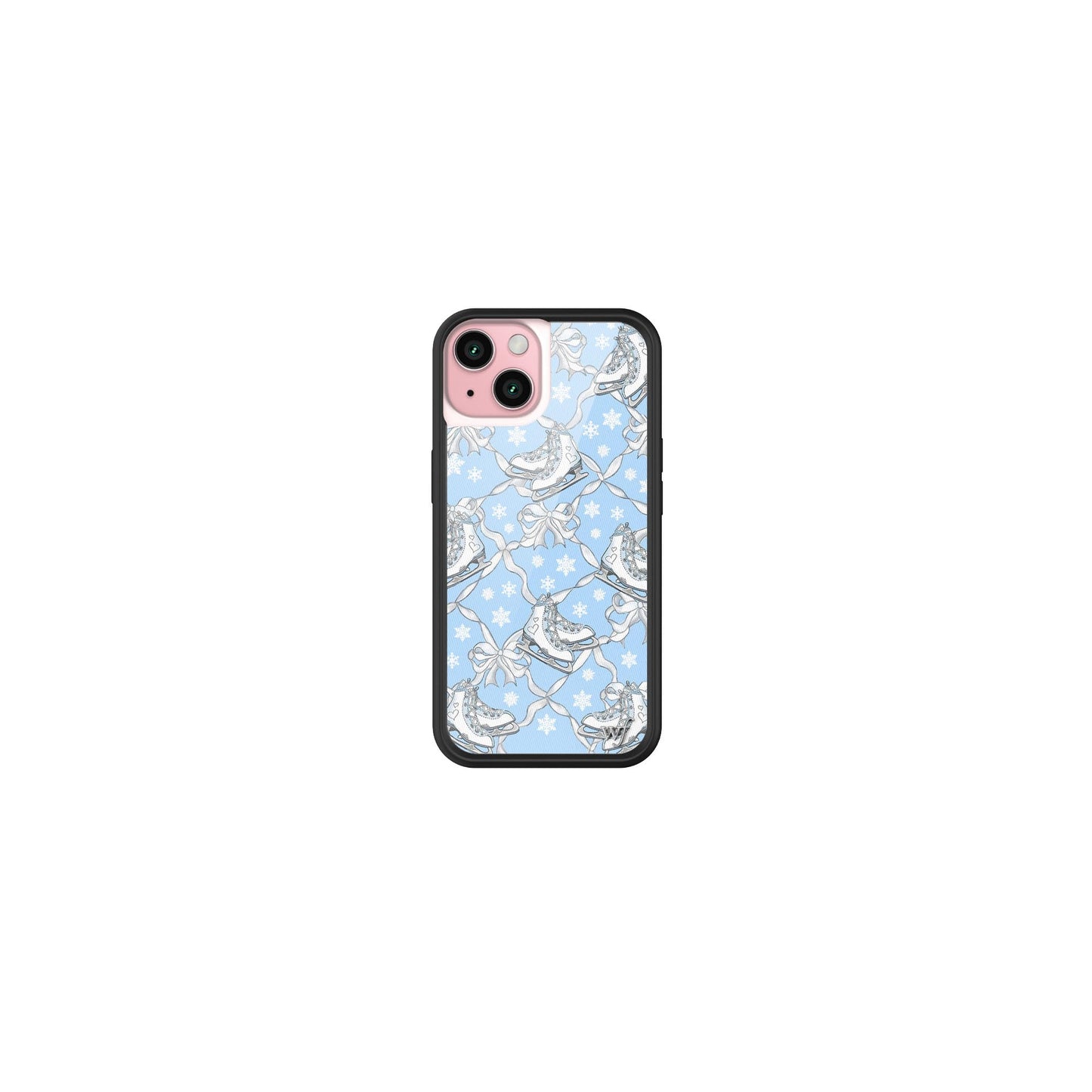 Wildflower Cases - Compatible with iPhone 15 | Protective Black Bumper, 6.5ft Drop Test Certified, Women Owned Small Business | Nature Floral Aesthetic Trendy Cute | Hummingbird