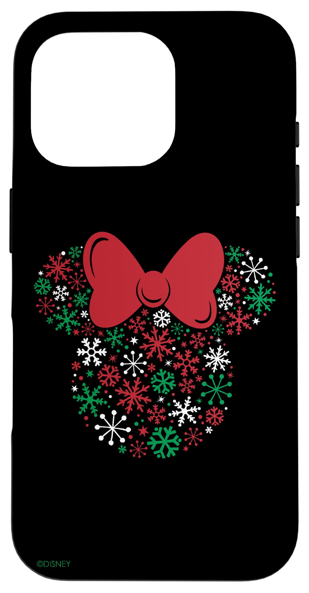 Disney Minnie Mouse Icon Holiday Snowflakes Case for iPhone 16 Pro Max