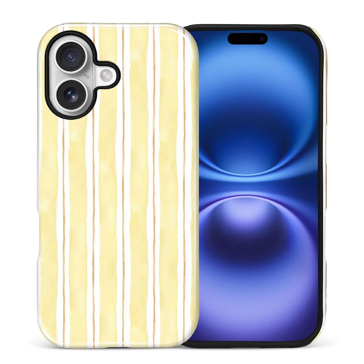 Case Compatible with iPhone 17 Pro,Double Layer Protection, Matte Finish, Anti-Drop and Anti-Fingerprint Armor -Yellow Striped Taco Vacation Sausage Dog Collage