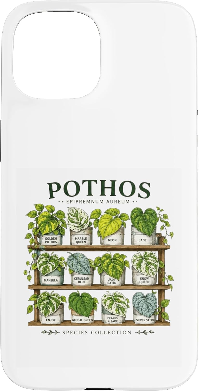 Pothos Plant Varieties Botanical Houseplant Design Case for iPhone 16