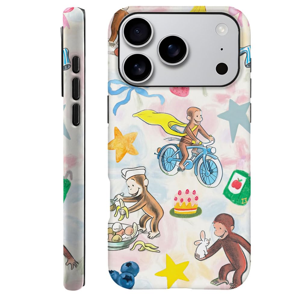 Case for iPhone 17 Pro - [Drop Protection Phone Cover] - Hybrid Case for Girl Women - Cute Cat Playful