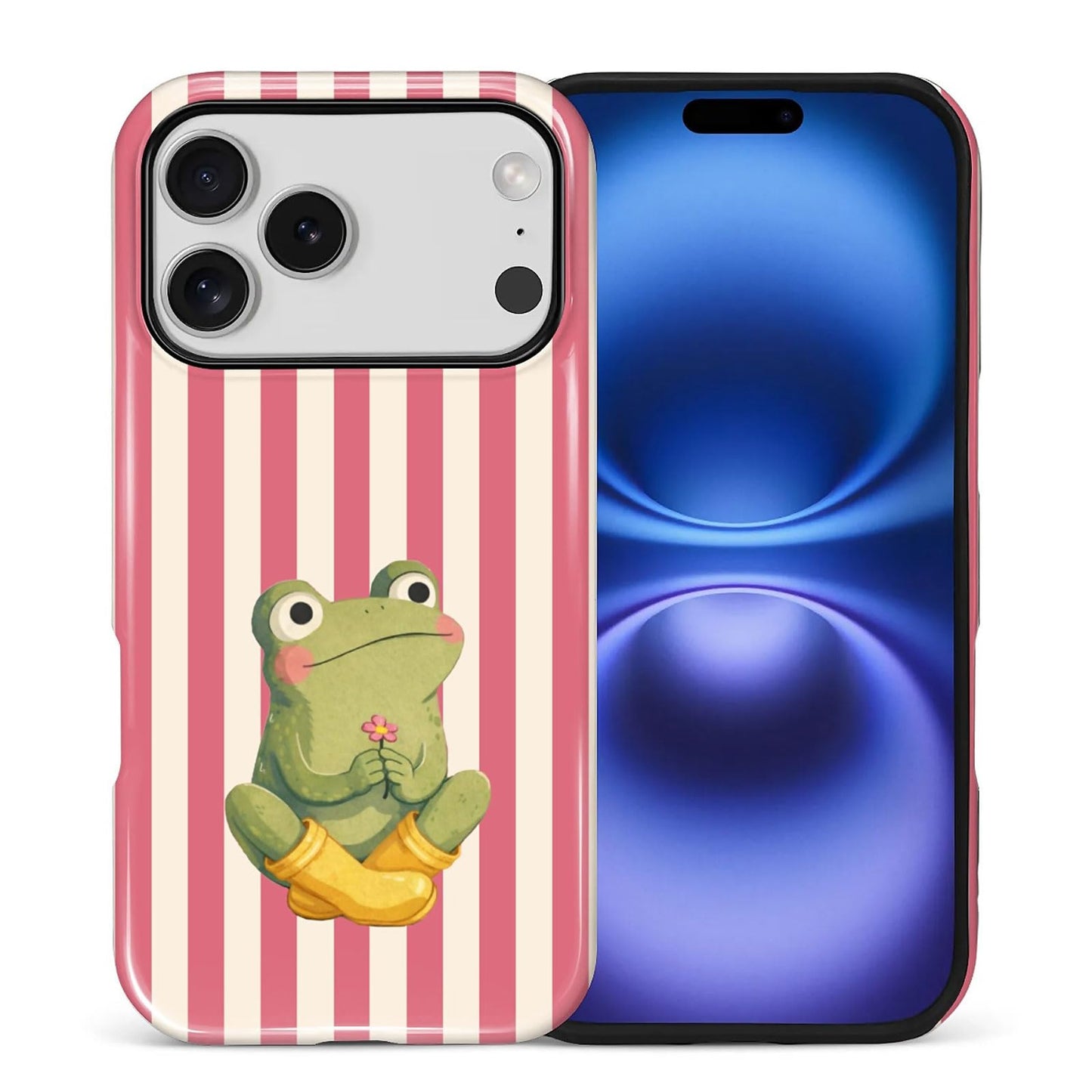 Case Compatible with iPhone 17 Pro,Double Layer Protection, Matte Finish, Anti-Drop and Anti-Fingerprint Armor -Yellow Striped Taco Vacation Sausage Dog Collage