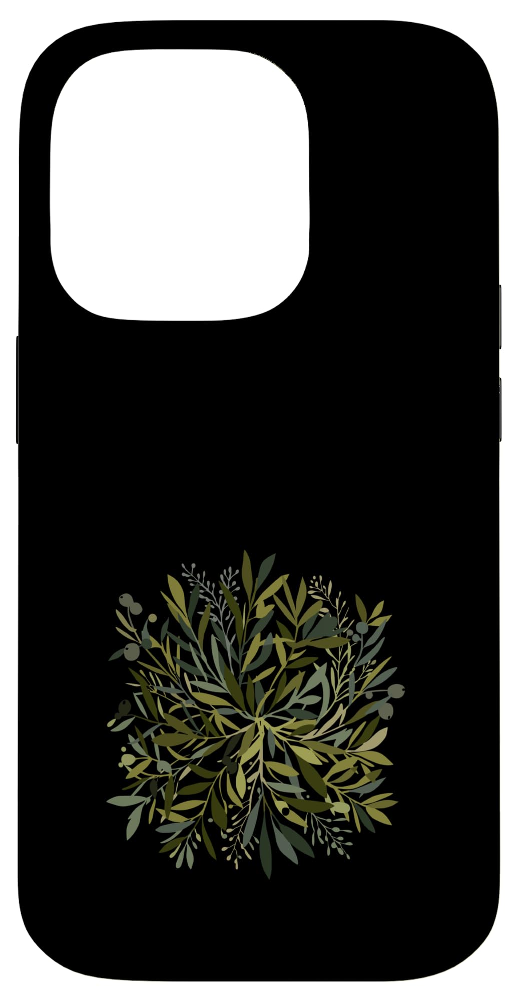 Wild Forest Leaves Botanical Green Foliage Nature Case for iPhone 16