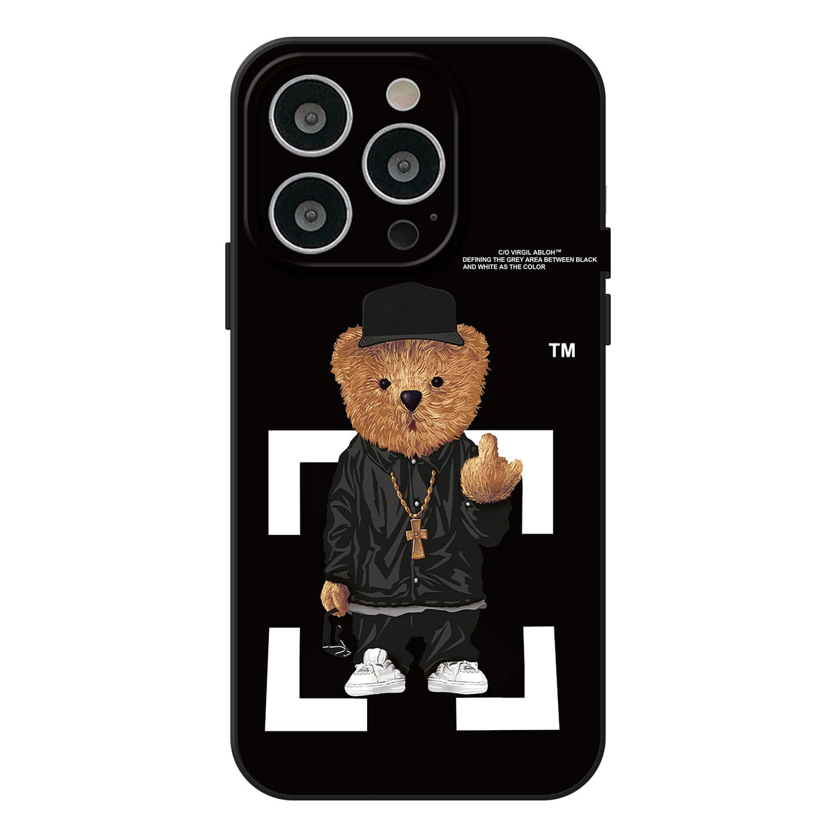 Cool Case Compatible with iPhone 17 pro max case,Designer for Boys,Funny Aesthetic Soft Silicone Gel Rubber Shockproof Cover Full Body Drop Protection (for iPhone 17 pro max) Black