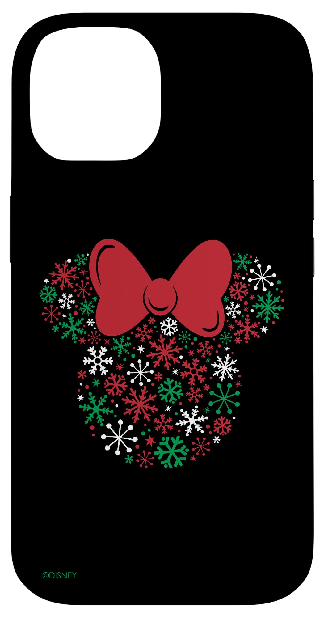 Disney Minnie Mouse Icon Holiday Snowflakes Case for iPhone 16 Pro Max