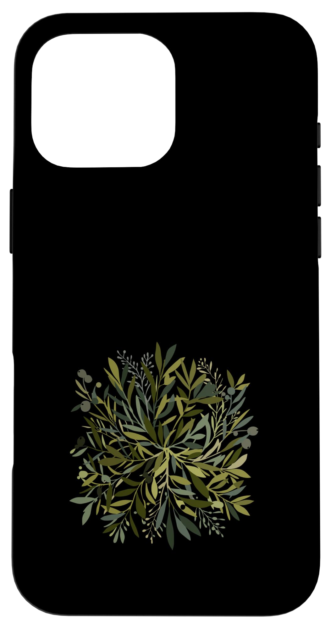 Wild Forest Leaves Botanical Green Foliage Nature Case for iPhone 16