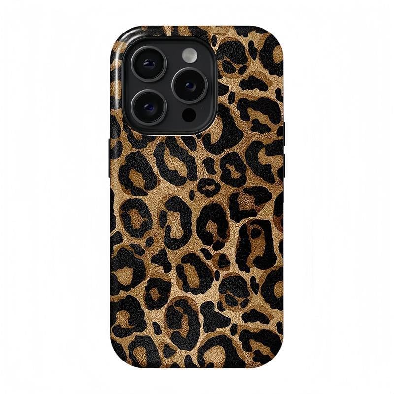 Animal Print Cheetah Zebra Tiger Phone Case Retro Design, Aesthetic Phone Cover Suitable for iPhone 17 16 Pro Max 15 14 13 12 for Samsung S26/S25/S24 (Brown, iPhone 16)