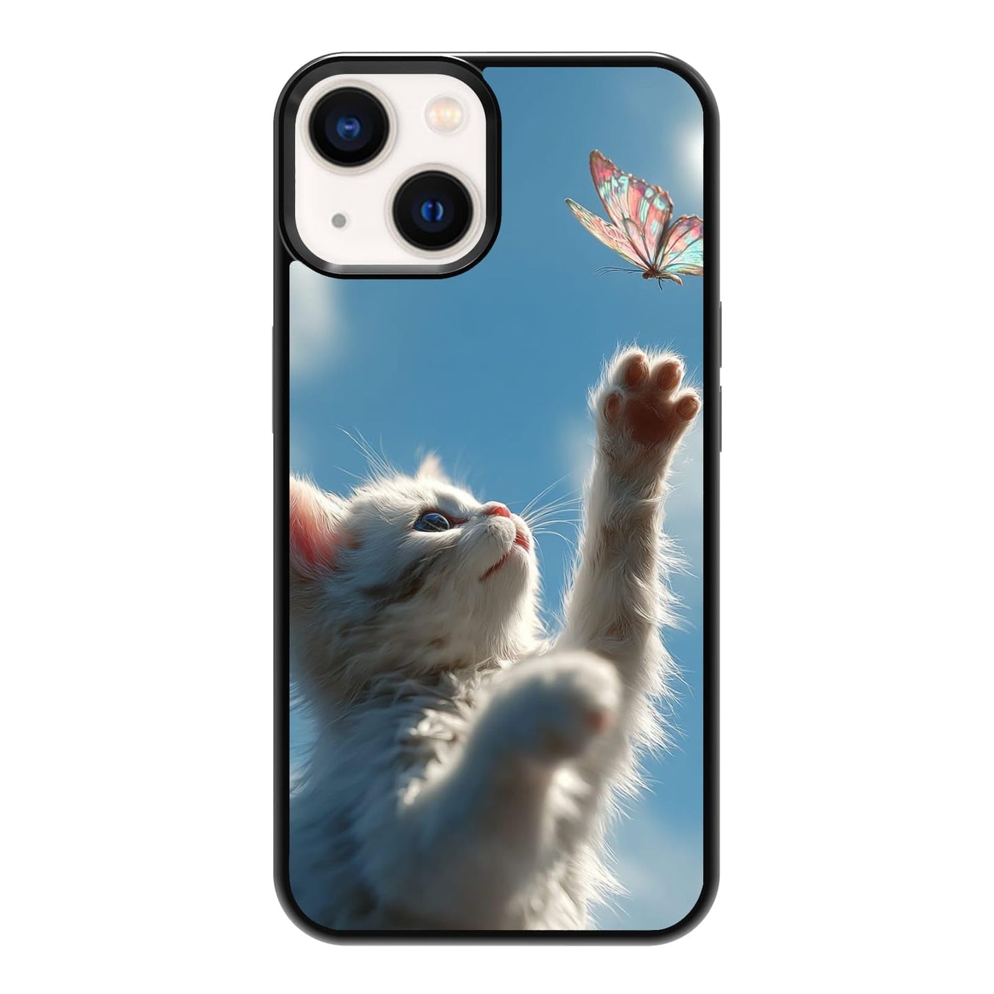Plant Lover Black Cat Houseplants Indoor Garden Aesthetic Phone Case, Shockproof Protective Cover for iPhone 11 12 13 14 15 16 17 Pro Max Plus Mini XR 7 8 SE
