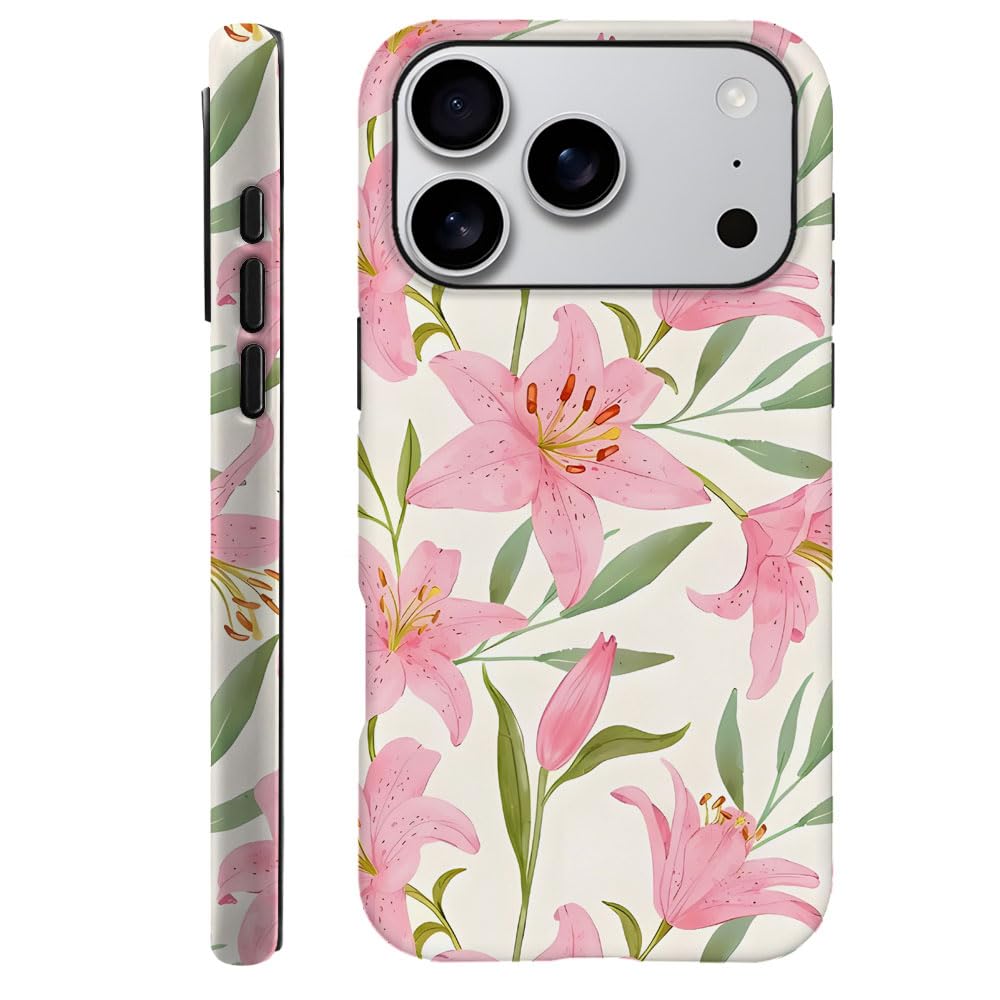 Compatible with iPhone 15 Pro,Durable & Shockproof Phone Case Cover Design - Christmas Retro Doodle