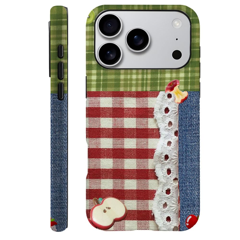 Compatible with iPhone 15 Pro,Durable & Shockproof Phone Case Cover Design - Christmas Retro Doodle