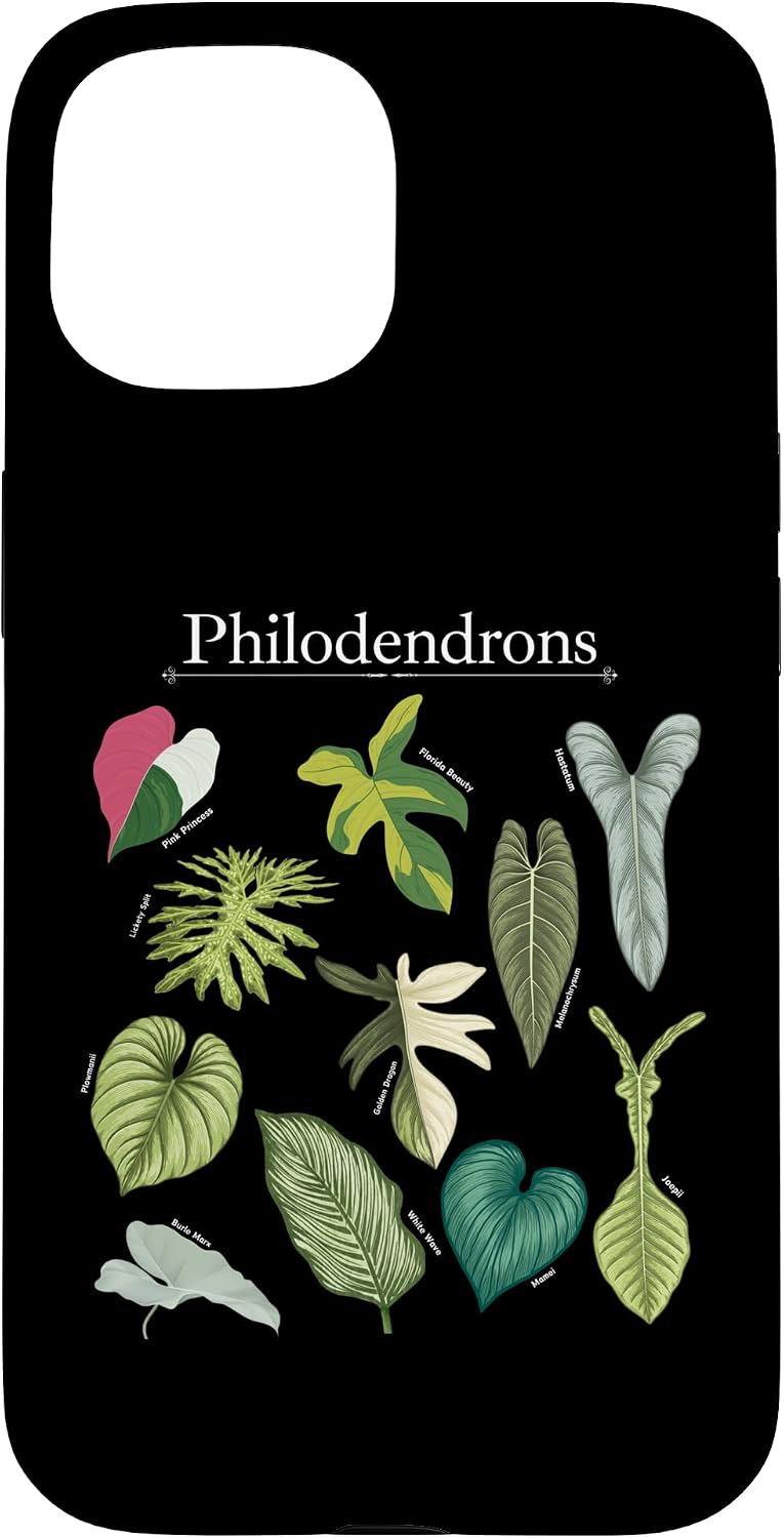 Philodendron Varieties Florida Beauty Joepii House Plants Case for iPhone 14