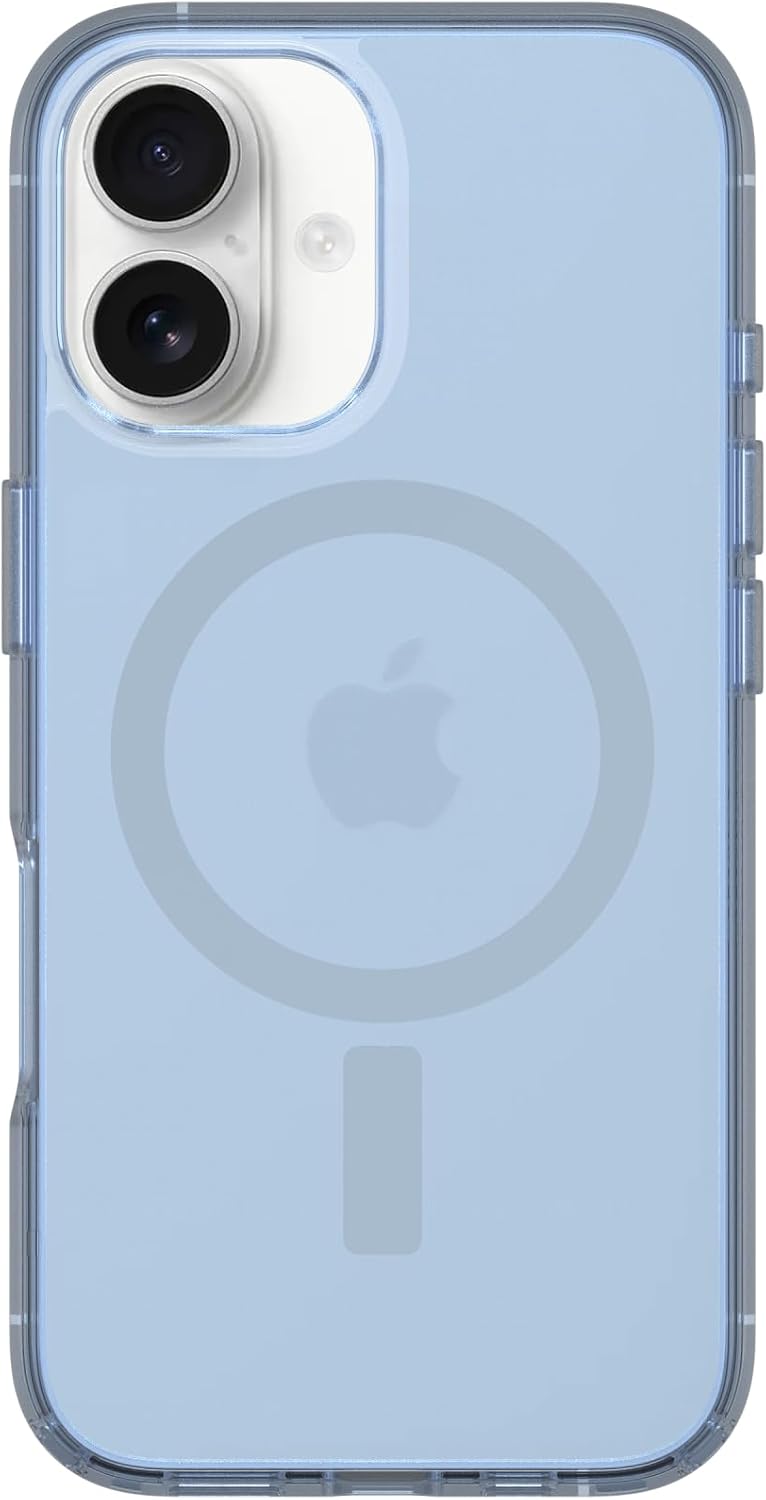 OtterBox iPhone 16 Pro Symmetry Series Clear Case - Pink Leopard Print | Snaps to MagSafe, Ultra-Sleek, Raised Edges Protect Camera & Screen, Ultra-Thin, Sleek iPhone Case