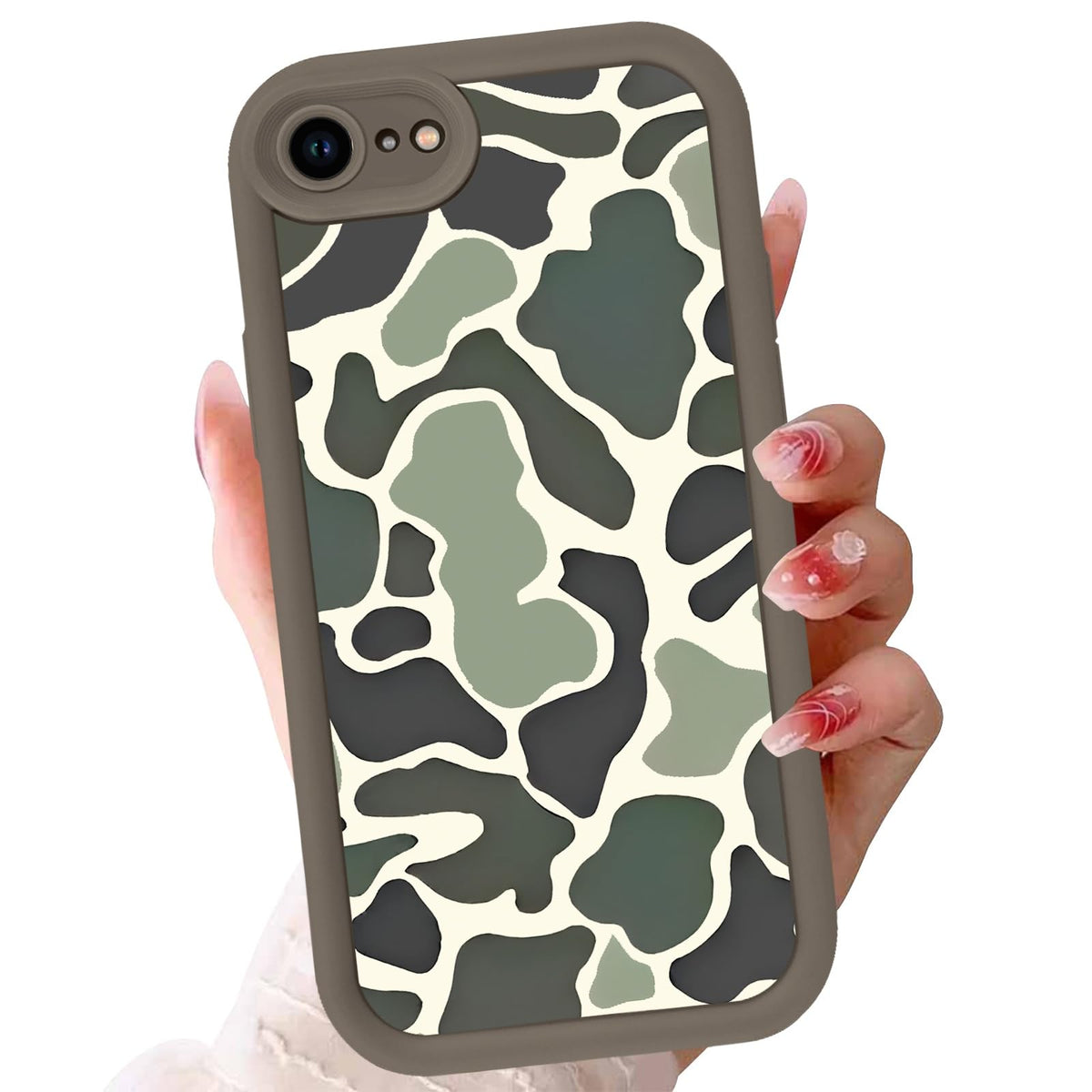 Cute Dinosaur Phone Case for iPhone 15 6.1",Kawaii Cartoon Bubble Cases Funny Design Pattern Cover for Girls Kids Boys,Beige Soft Shockproof Lens Protection Funda for iPhone 15
