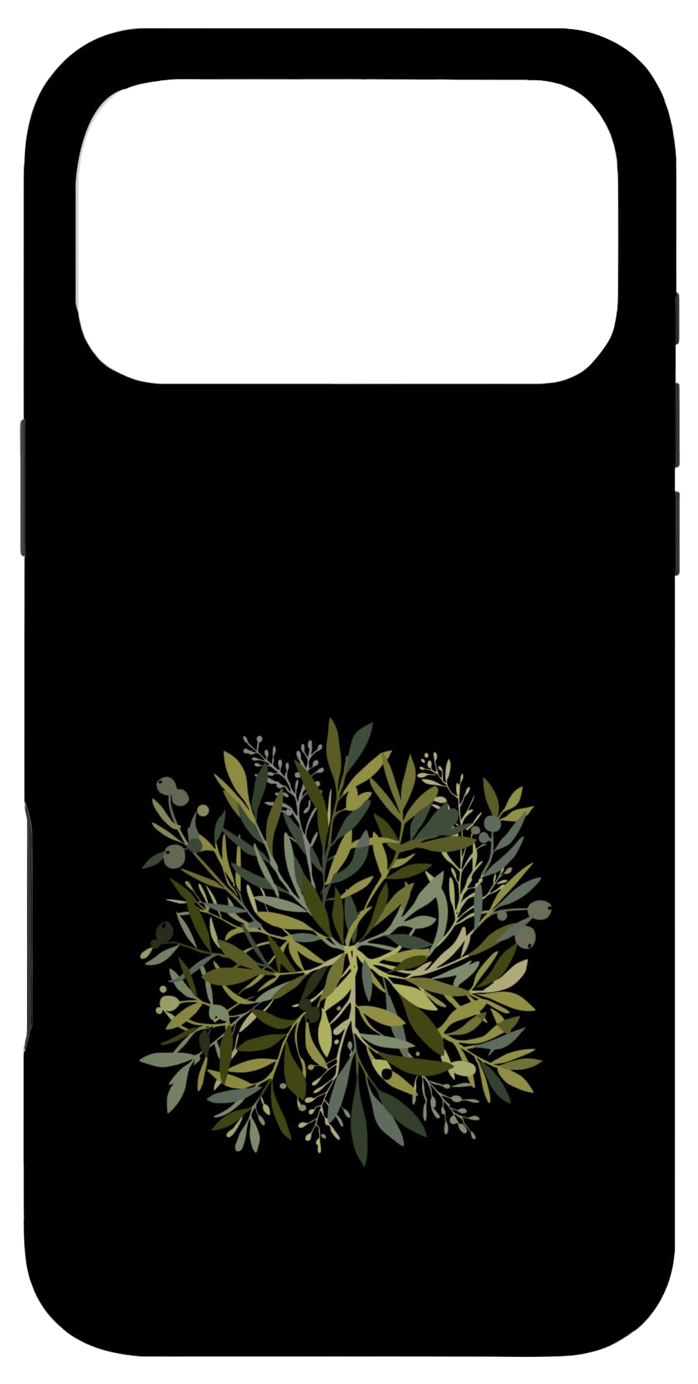 Wild Forest Leaves Botanical Green Foliage Nature Case for iPhone 16