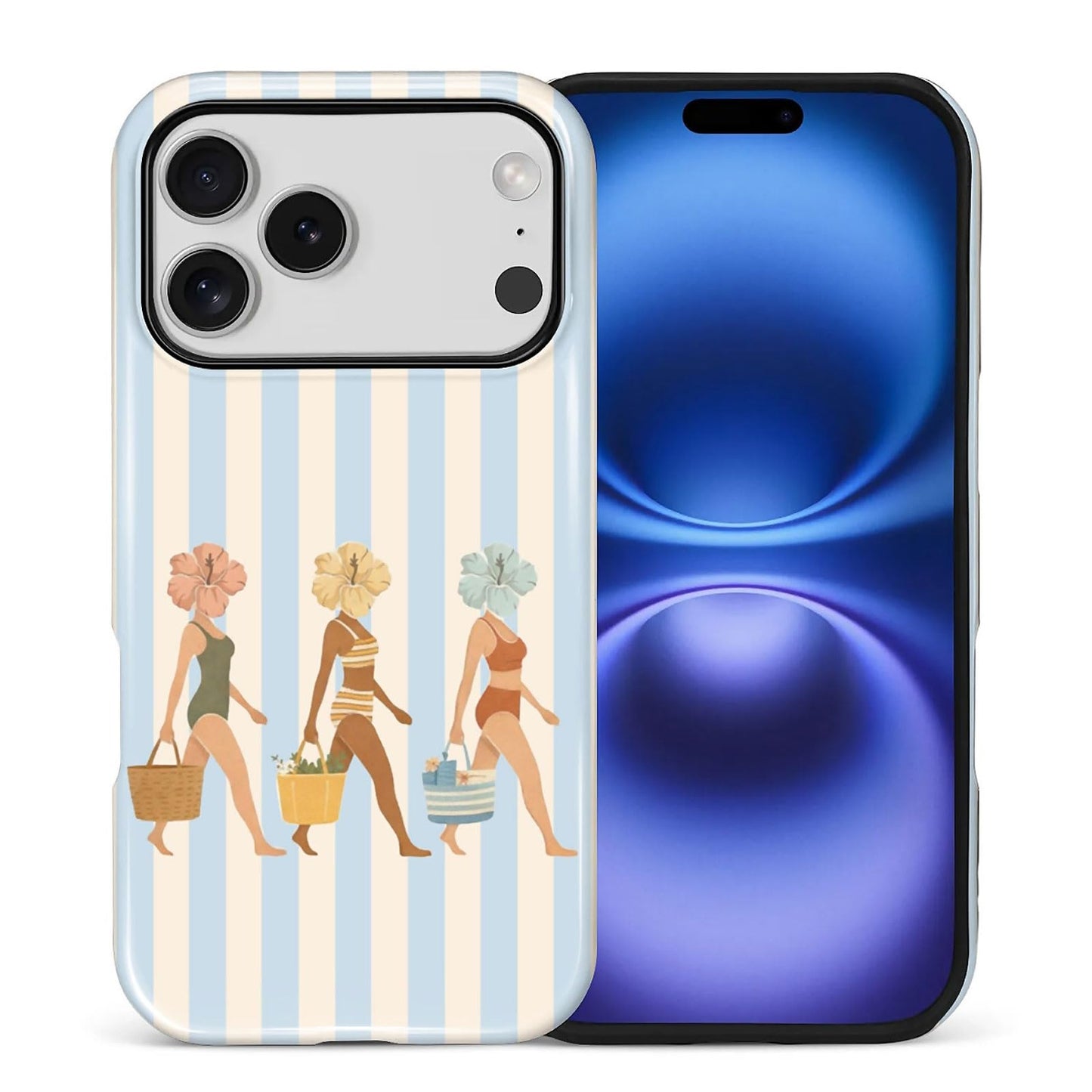 Case Compatible with iPhone 17 Pro,Double Layer Protection, Matte Finish, Anti-Drop and Anti-Fingerprint Armor -Yellow Striped Taco Vacation Sausage Dog Collage