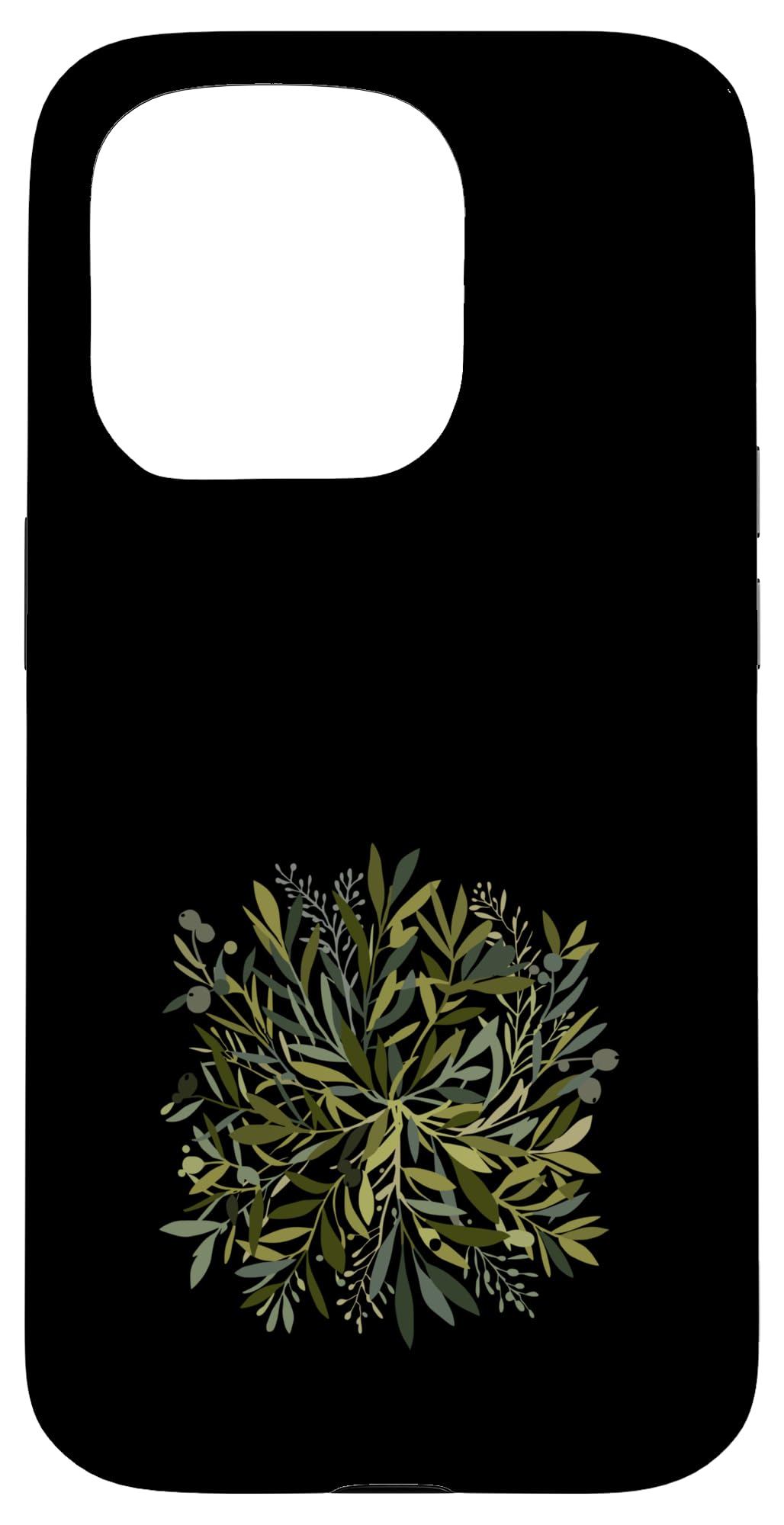 Wild Forest Leaves Botanical Green Foliage Nature Case for iPhone 16