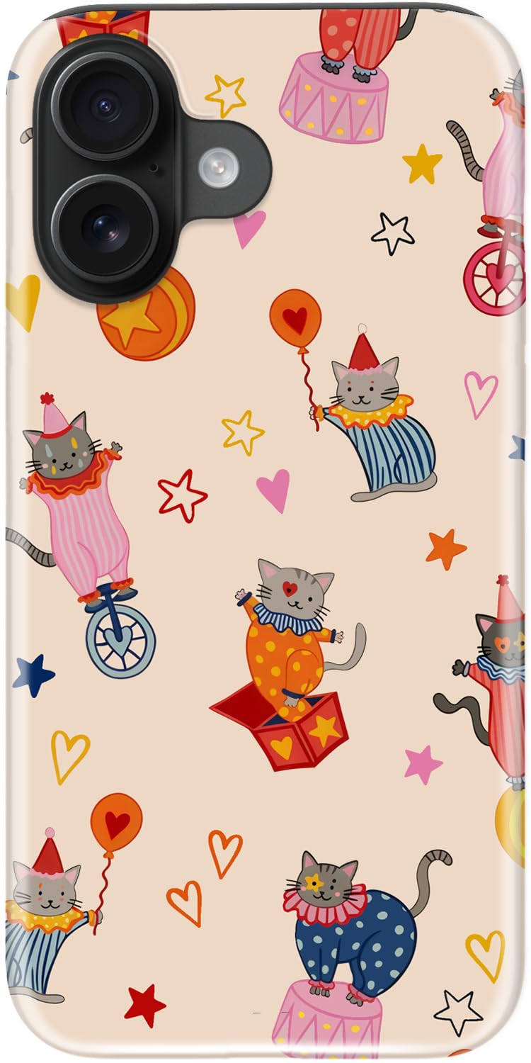 DEENAKIN for iPhone 14/iPhone 13 Case,Cute Floral,Trendy Preppy Y2K Designs | Compatible with Magsafe, Dual-Layer Hard Shell + Silicone, Slim Fit Phone Cover with Flower for Women Girls