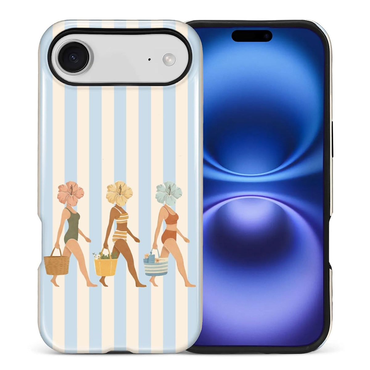 Case Compatible with iPhone 17 Pro,Double Layer Protection, Matte Finish, Anti-Drop and Anti-Fingerprint Armor -Yellow Striped Taco Vacation Sausage Dog Collage