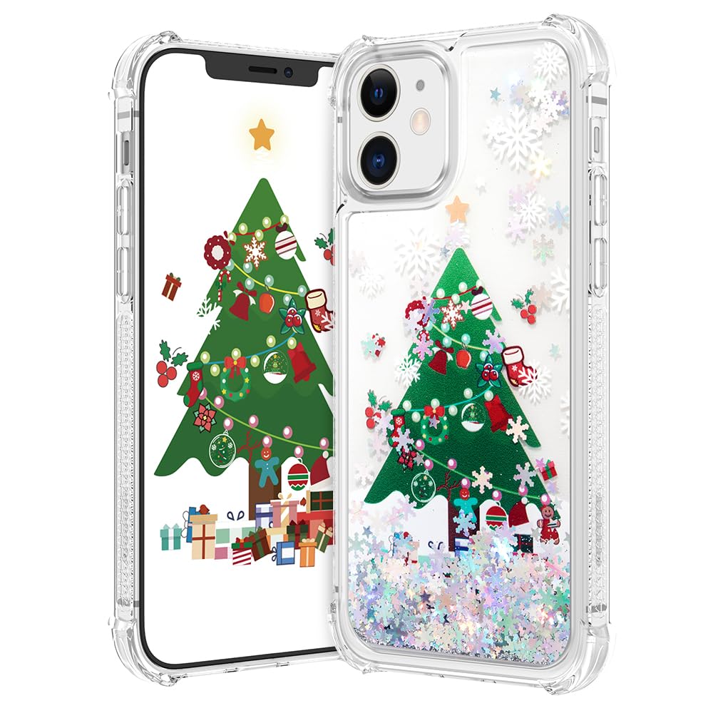 Maxdara for iPhone 13 iPhone 14 Cute Christmas Tree Case