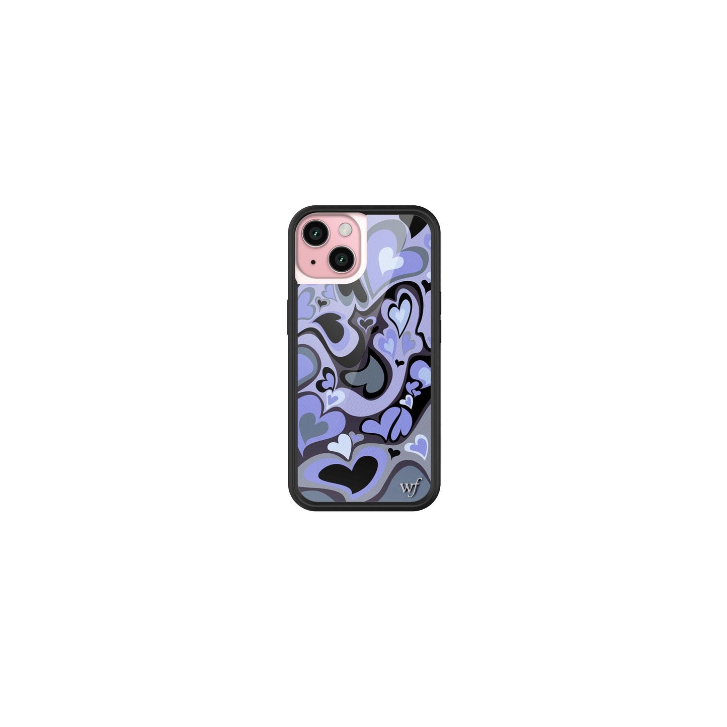 Wildflower Cases - Compatible with iPhone 15 | Protective Black Bumper, 6.5ft Drop Test Certified, Women Owned Small Business | Nature Floral Aesthetic Trendy Cute | Hummingbird