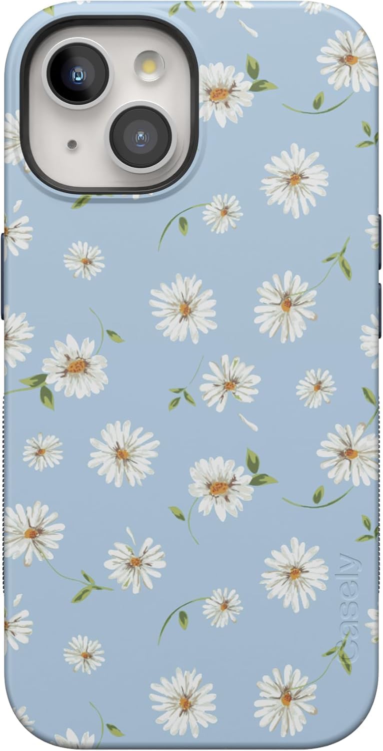 Casely iPhone 15 Case | Hanging Around | Potted Plants Floral | Bold Protective Design | Compatible with MagSafe