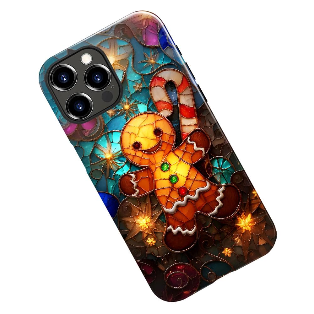 Case for iPhone 17,Christmas Lights Cute Holiday Phone Case Military-Grade Drop Protection Cover for Women Girl - Glossy